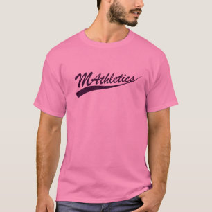 Mathleticsのヴィンテージの信号器 Tシャツ