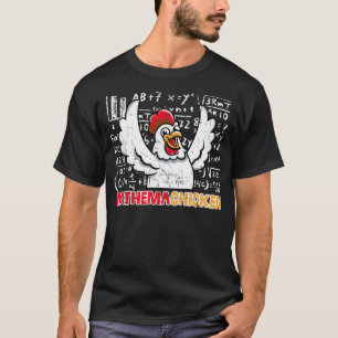 Mathmachicken おもしろい Math Loversのテレビシリーズ動物 Tシャツ