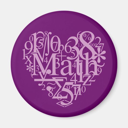 MathMagnetが大好き マグネット (正面)