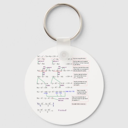 Maths キーホルダー (正面)