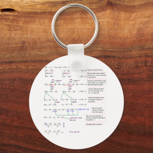 Maths キーホルダー (正面)