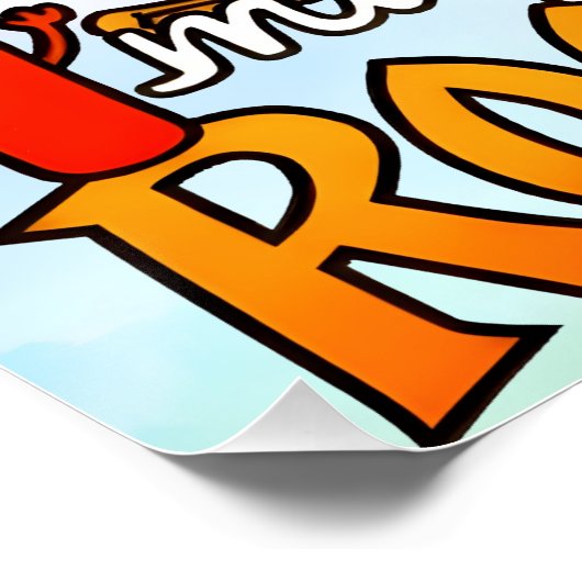 Maths Multiplication Rockstar Cute Calculator ポスター (コーナー)