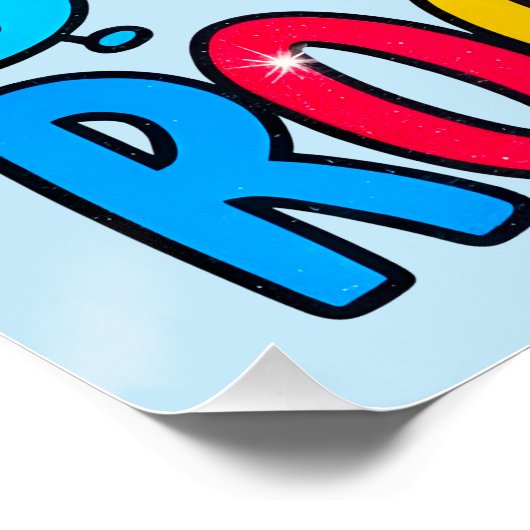 Maths Rock Star Poster for Kids UK Classroom ポスター (コーナー)