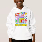 Maths Rockstar Cute Calculator Hoodie (正面)