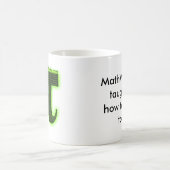 MathVids.comはPiに数える方法を私に教えました コーヒーマグカップ (中央)