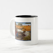 Matildaのワルツを踊るマグ ツートーンマグカップ (正面左)