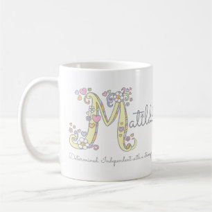 Matildaの名前はモノグラムM magを意味する コーヒーマグカップ