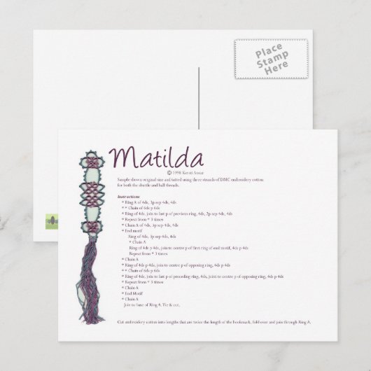 Matildaはがき ポストカード (正面/裏面)