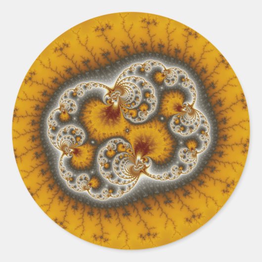 Matilda19 – フラクタル・アート ラウンドシール (正面)