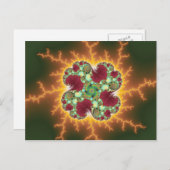 Matilda 17 – フラクタルアート ポストカード (正面/裏面)