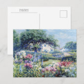 Matilda Browneによる夏の花 ポストカード (正面/裏面)
