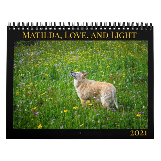 Matilda, Love, and Light 2021 カレンダー (カバー)
