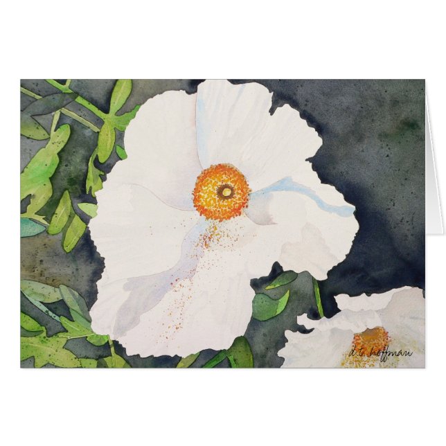 Matildjaのケシカード (正面横)