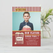 Matinee Show Photo Birthday Partyへの招待 招待状 (スタンド正面)