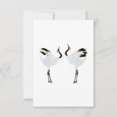 Mating Cranes 招待状 (正面)