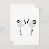 Mating Cranes 招待状 (正面/裏面)