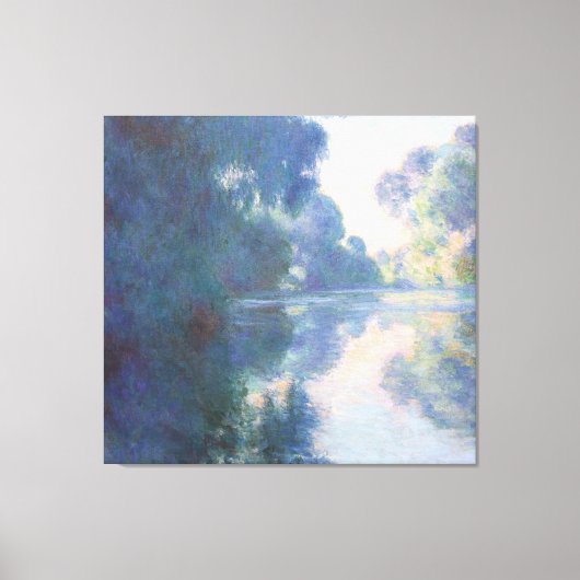 Matinine sur la Seine, 1897 (油・オン・キャンバス) キャンバスプリント (正面)