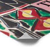 Matisseの後のウィンドウの下のテーブル ポスター (角)