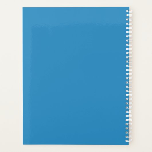 Matisseインスパイア抽象芸術アートパーソナライズされた図形 プランナー手帳 (裏面)