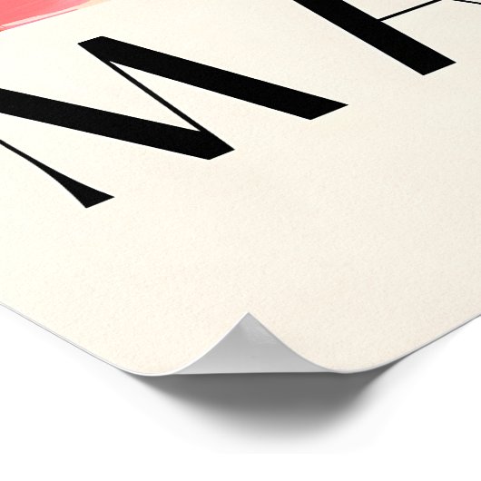 Matisse Cat Print Pink Bathroom Wall Art, Funny ポスター (角)