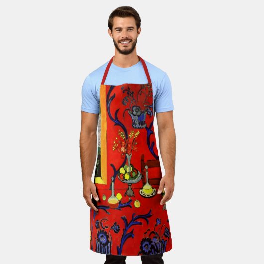 Matisse Harmony in Red エプロン (着用した状態)