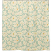 Matisse Inspired Flower Market - Barcelona シャワーカーテン (正面)