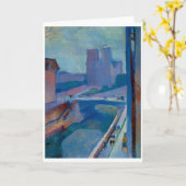 Matisse Notre Dameの挨拶またはメッセージカード カード (黄色い花)