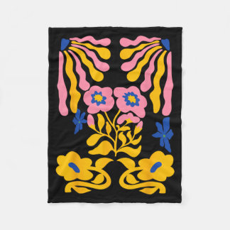 Matisse Painting Flower Aesthetic Art Earthy フリースブランケット