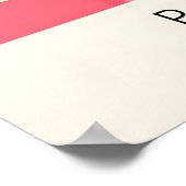 Matisse Pug Print Funny Bathroom Tropical Art ポスター (角)