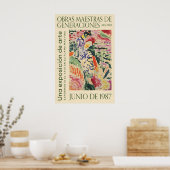 Matisse Style Exhibition Poster Retro Wall Art ポスター (キッチン)