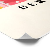 Matisse Style Leopard Print Pink Balcony, Beachy ポスター (角)