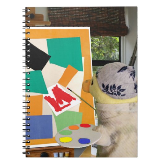 Matisse The Snail in oil by Danny Duck Notebook ノートブック (正面)
