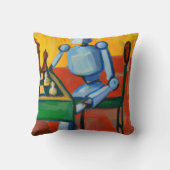 Matisse's Robot Chess Player クッション (裏面)