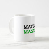 Matlabのマスターのノベルティのマグ コーヒーマグカップ (正面左)