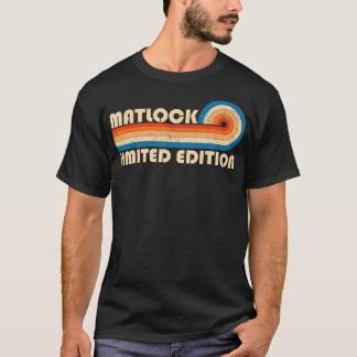MATLOCK姓レトロヴィンテージ80s 90s誕生日ルー Tシャツ