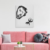 Matoub Lounès キャンバスプリント (インサイチュ (リビング))