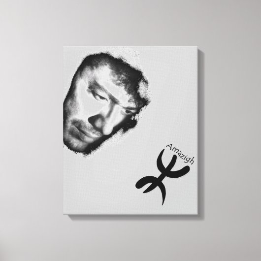 Matoub Lounès キャンバスプリント (正面)