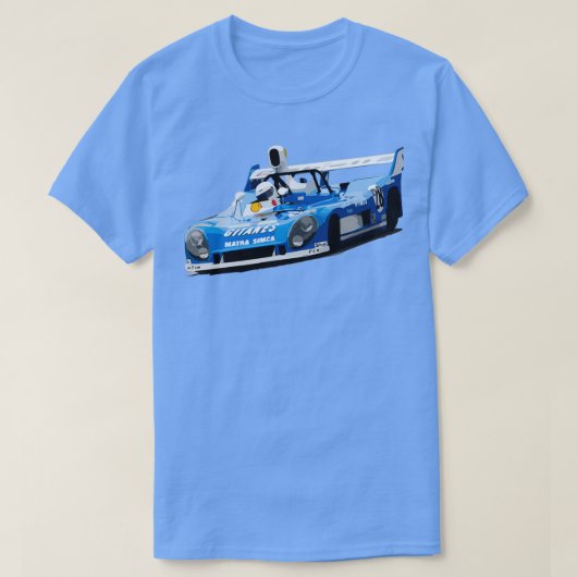 Matra MS670ヴィンテージプロトタイプレーサー Tシャツ (デザイン正面)