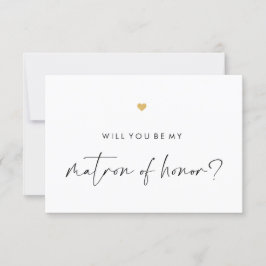 Matronスクリプト金ゴールドハート 招待状
