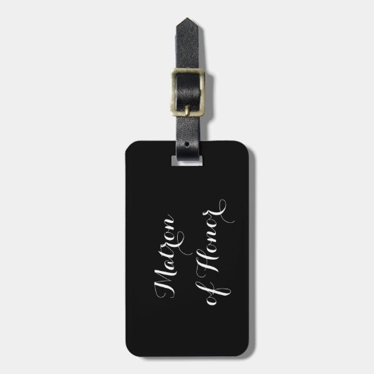 Matron of Honorの荷札 ラゲッジタグ (正面縦)