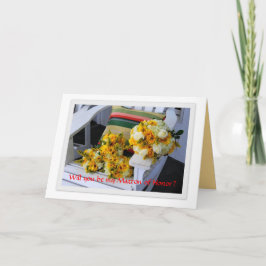 Matron of Honor、Bouquets、Adirondack Chair 招待状