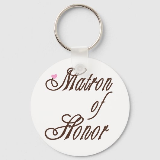 Matron of Honor Classy Browns キーホルダー (正面)