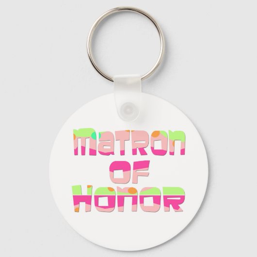 Matron of Honor Tee and Gives キーホルダー (正面)