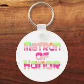 Matron of Honor Tee and Gives キーホルダー (正面)