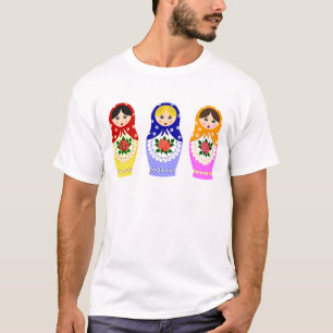 Matryoschkaの人形の人 Tシャツ