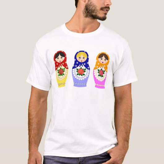 Matryoschkaの人形の人 Tシャツ (正面)