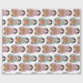 Matryoshkaのネスティング人形のBabushkaのおもちゃのギフト ラッピングペーパー (フラット)