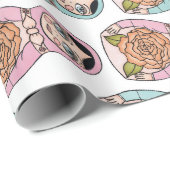 Matryoshkaのネスティング人形のBabushkaのおもちゃのギフト ラッピングペーパー (ロールコーナー)