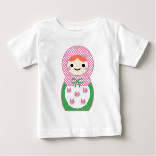 Matryoshkaの人形 ベビーTシャツ