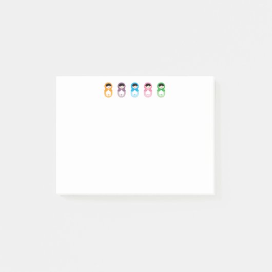 Matryoshkaの人形 ポストイット (正面)